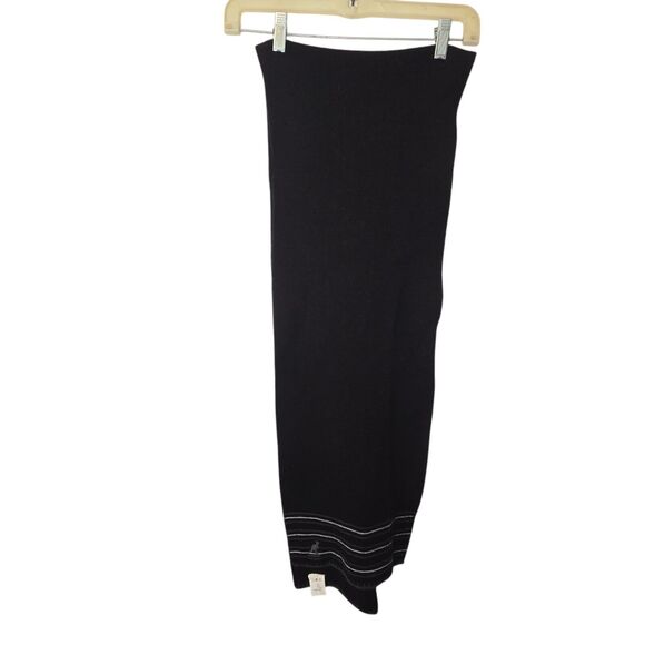 Kangol Black Wool Blanket Stripes Scarf 10.5" x 65" - Picture 2 of 8